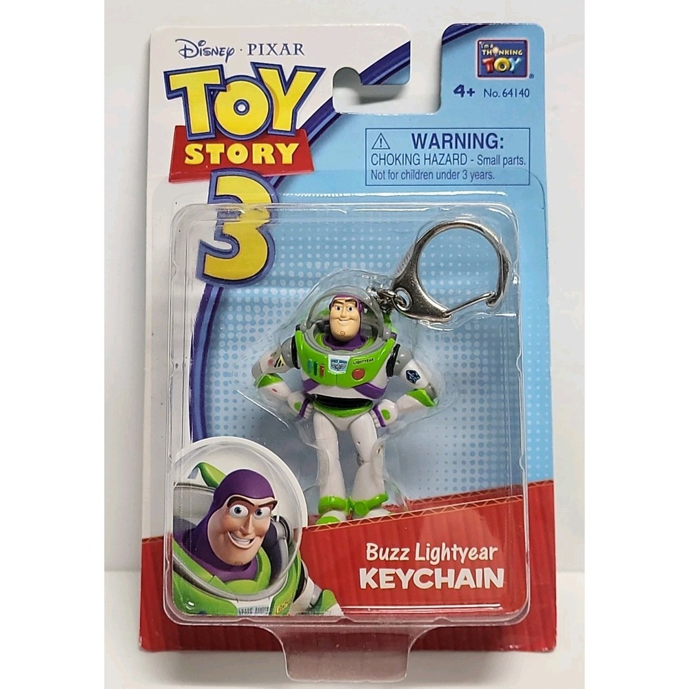 Disney Pixar Toy Story 3 Buzz Lightyear Keychain NEW Sealed MIB Toy Gift Collect
